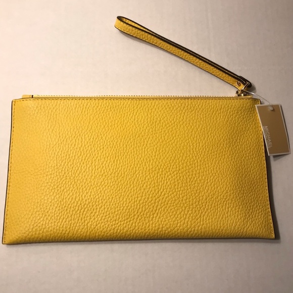 Michael Michael Kors Jet Set Wristlet Daisy Yellow - Picture 2 of 7